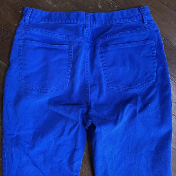 Vintage RALPH LAUREN Jeans Co.Electric Blue Straight Leg Mom Jeans Geek Indie 10 - Picture 5 of 6